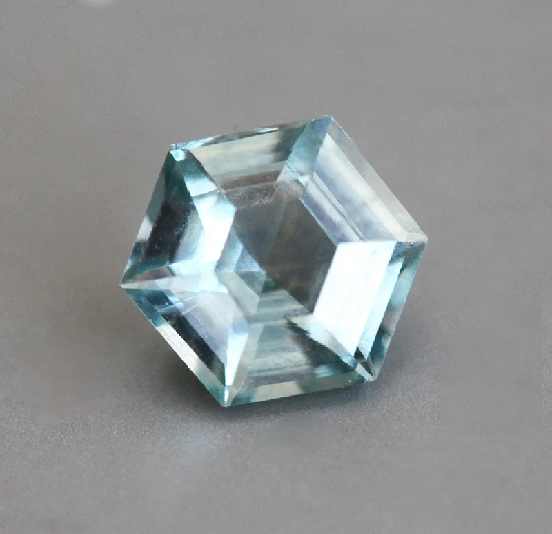 Special Deals On Handcrafted And Designer Jewelry Loose 2.04 Ct Hexagon Seafoam Green Sapphire