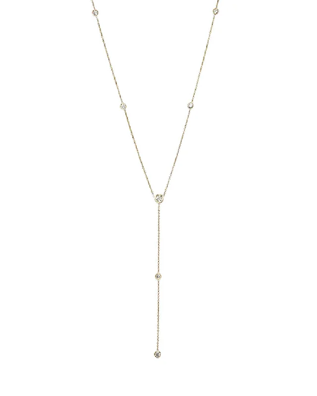 Save On Luxury Jewelry Pieces – Limited-Time Offers 14 kt yellow gold, 18" diamonds-by-the-yard necklace featuring 0.75 cts tw round diamonds Save On Luxury Jewelry Pieces – Limited-Time Offers 14 kt yellow gold, 18" diamonds-by-the-yard necklace featuring 0.75 cts tw round diamonds
