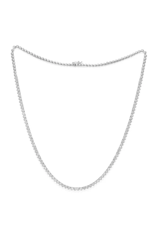 Exclusive Jewelry Sale Event – Shop Now 14KT WHITE GOLD DIAMOND HALF WAY NECKLACE FETAURES 7.00 CARATS OF DIAMONDS, THREE PRONGS, 88ST Exclusive Jewelry Sale Event – Shop Now 14KT WHITE GOLD DIAMOND HALF WAY NECKLACE FETAURES 7.00 CARATS OF DIAMONDS, THREE PRONGS, 88ST
