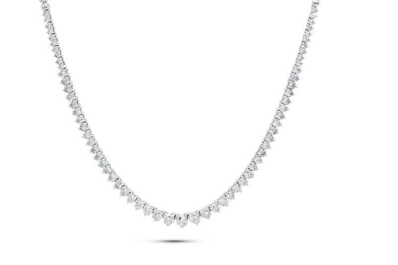 Limited-Time Jewelry Sale – Don't Miss These Deals 18KTWG HALF-GRADUATED TENNIS NECKLACE FEATURES 5.15CTS ROUND DIAMONDS Limited-Time Jewelry Sale – Don't Miss These Deals 18KTWG HALF-GRADUATED TENNIS NECKLACE FEATURES 5.15CTS ROUND DIAMONDS