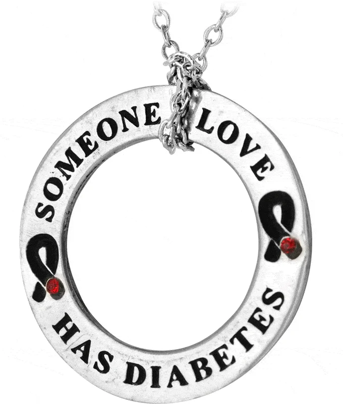 Timeless Beauty, Unbeatable Deals – Jewelry Sale On Someone I Love Has Diabetes Awareness Necklace!