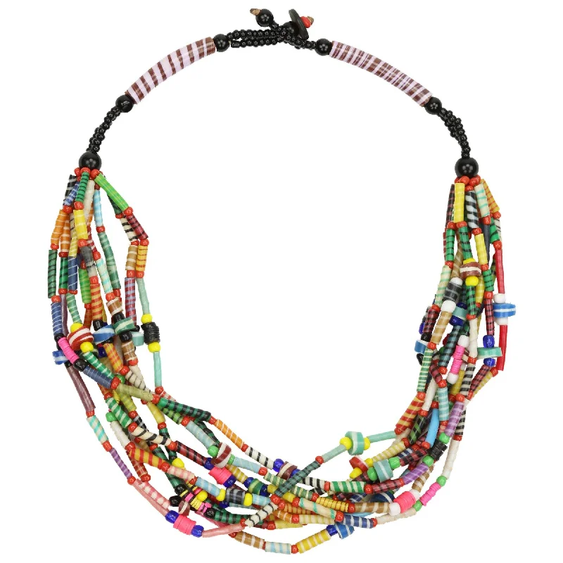 Shop Dazzling Jewelry With Special Promotional Discounts Colors of Mali Recycled Necklace