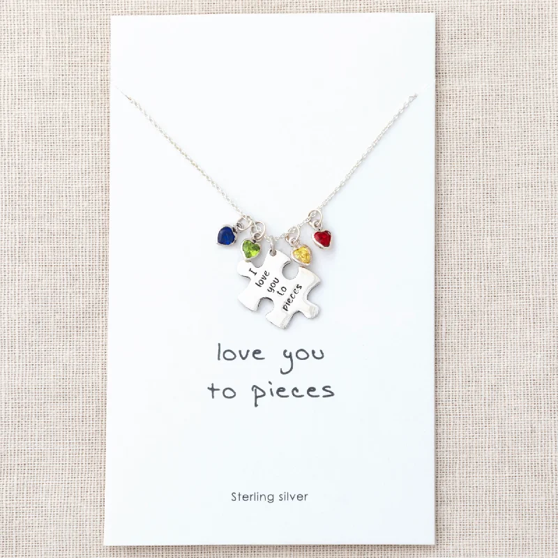 Dazzle With Discounts – Shop Jewelry On Sale Love You To Pieces Sterling Necklace