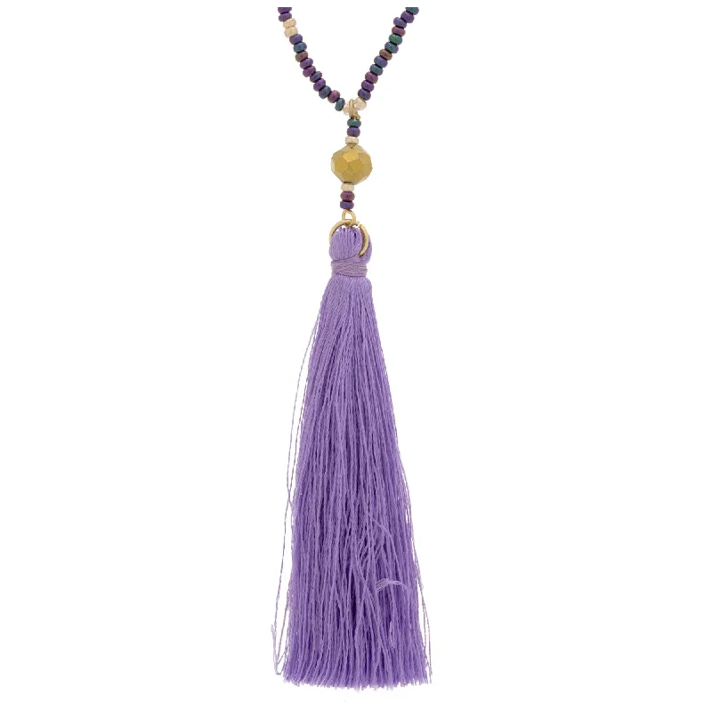 The Biggest Jewelry Sale Of The Year Is Here Purple Tassel Necklace!