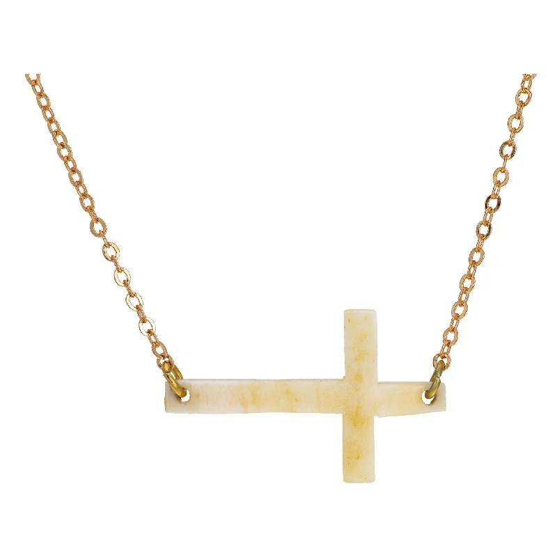 Exclusive Jewelry Discounts – Shop Now For Savings Faith Bone Cross Necklace
