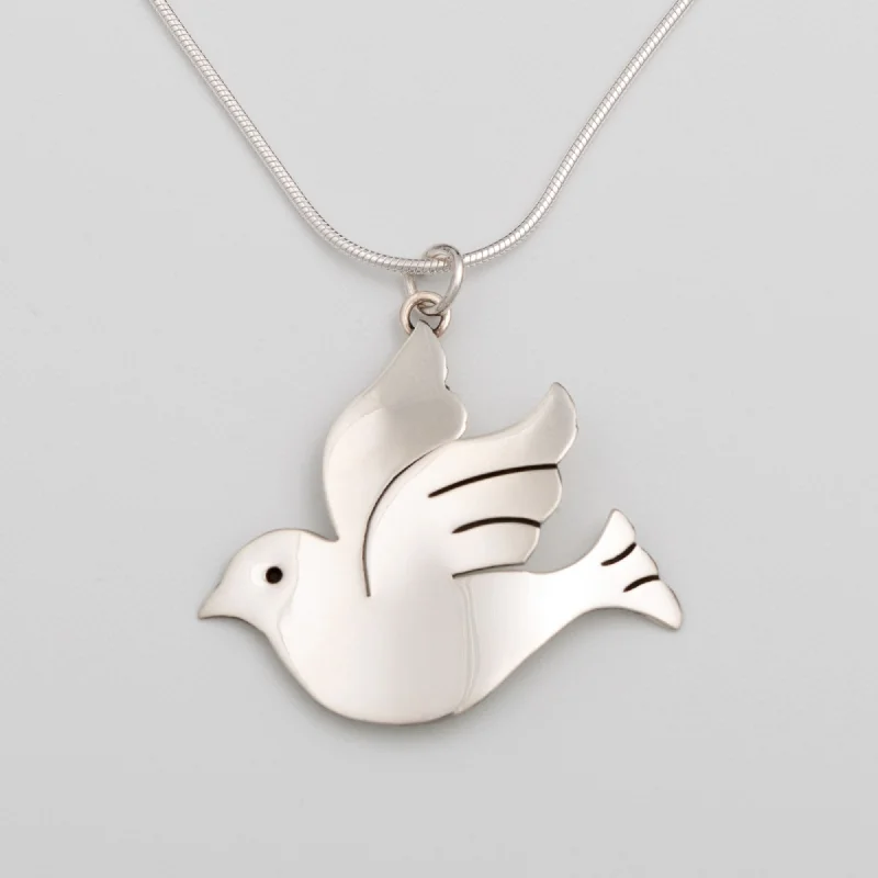 Must-Have Jewelry At Unbelievable Discounts Peace Dove Sterling Necklace