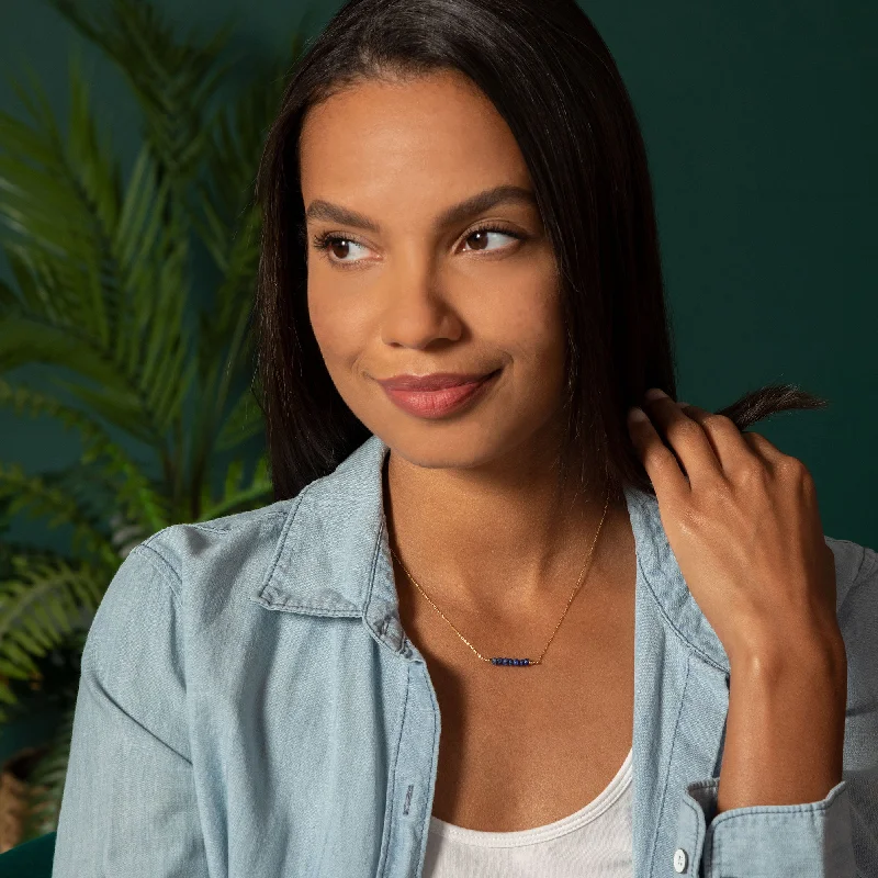 Affordable Glamour – Premium Jewelry At Special Prices Gemstone Bar Gold Filled Necklace
