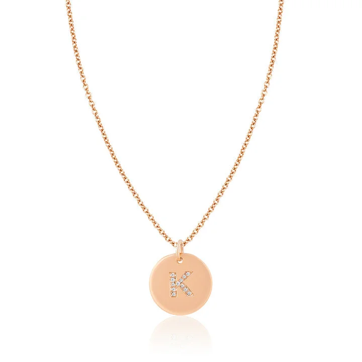 Luxury Jewelry Sale – Elegant Styles At Unbeatable Prices Diamond Letter Disc Gold Bale Necklace