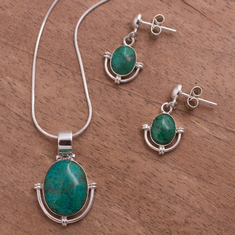Jewelry Deals That Outshine The Rest Mystique Chrysocolla jewelry set