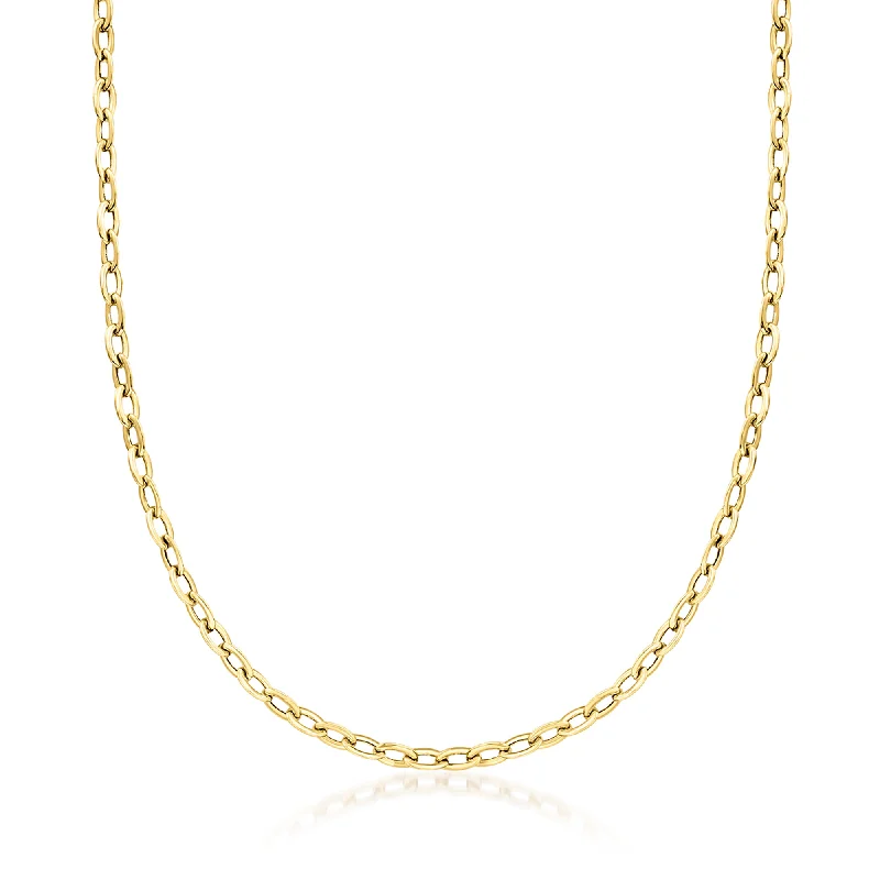 Gorgeous Jewelry, Limited-Time Savings Ross-Simons Italian 5mm 14kt Yellow Gold Cable-Chain Necklace