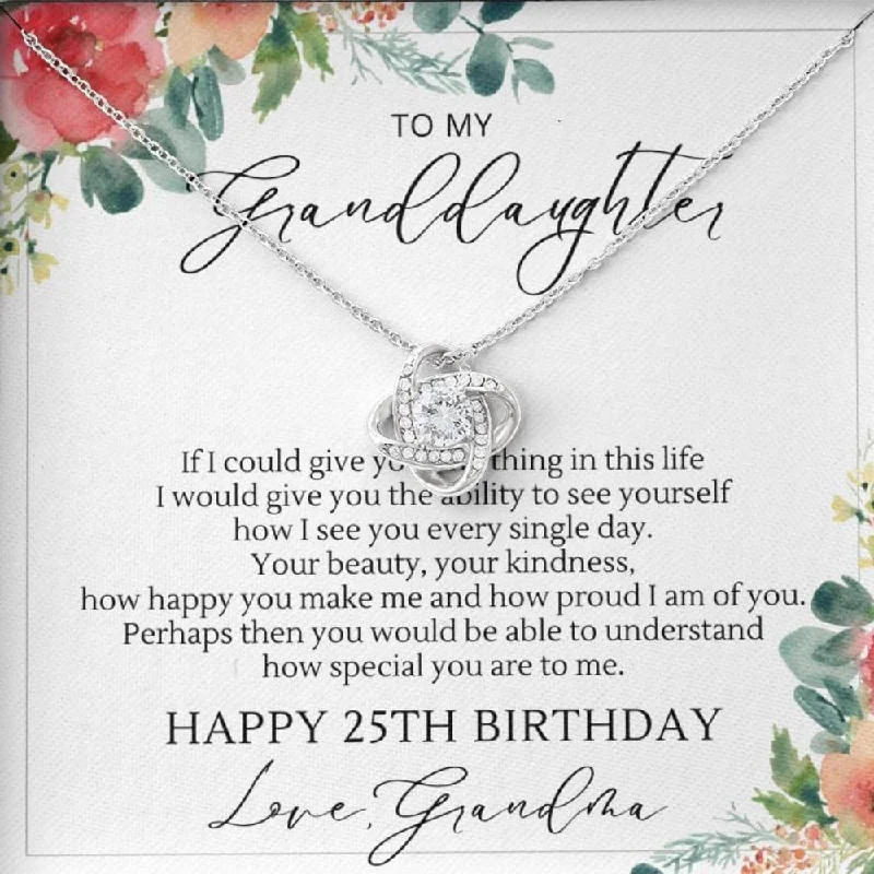 Handmade Pearl Jewelry For Timeless Elegance 25th Birthday Necklace Gift For Granddaughter From Grandma - Necklace For Granddaughter's 25th Birthday - To My