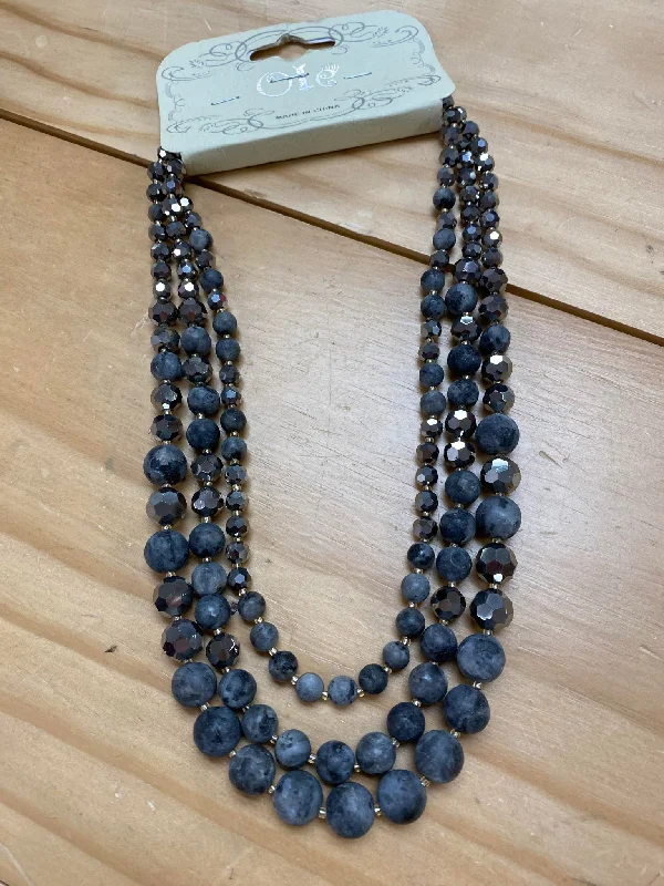Exclusive Jewelry Sale – Sparkle For Less 3 Layer Hematite Necklace