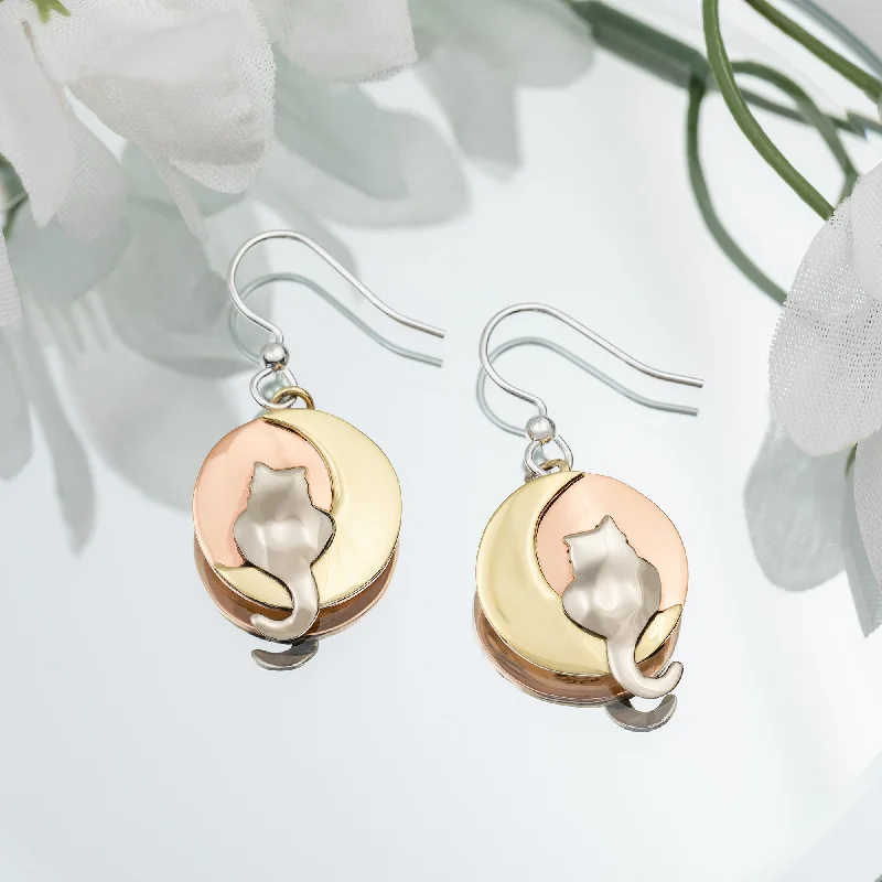 Unlock Unbeatable Jewelry Deals Before They’Re Gone Moonlight Cat Earrings
