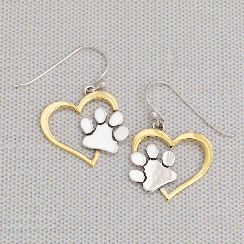 Limited Stock On Premium Jewelry At Low Prices Close to My Heart Sterling Paw Earrings