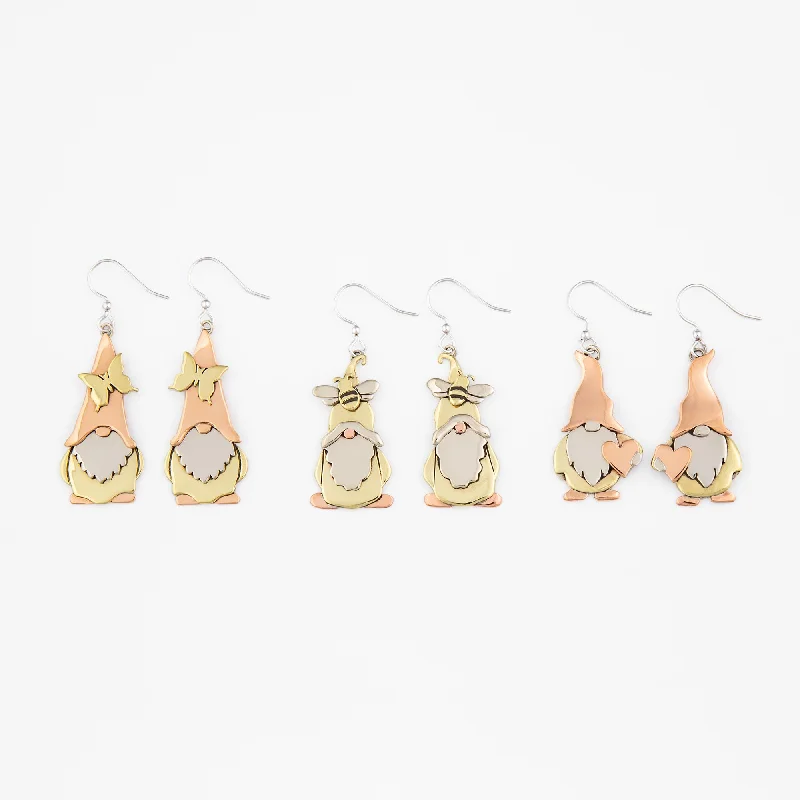 Unmissable Discounts On Timeless Jewelry Pieces Springtime Gnome Earrings | Fair Trade