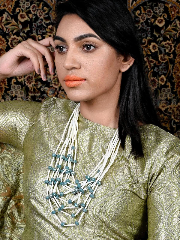 Don't Miss Out On Bestselling Jewelry At Special Prices Odette Women Layered Off-White Beach Necklace