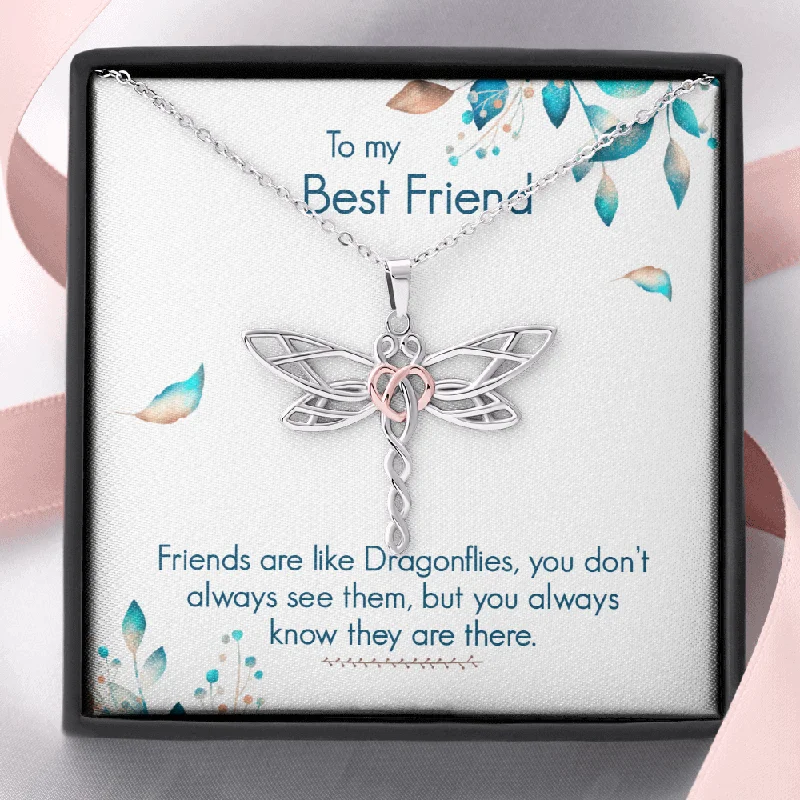 Affordable Luxury Jewelry – Style At A Great Price To My Bestie Necklace Friends Are Like Dragonflies