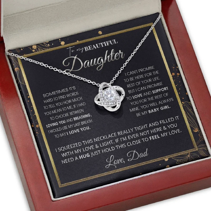 Huge Savings On Timeless Jewelry Collections Gifts To My Daughter Necklaces Pendants - Father and Daughter Necklace - Gift from Daddy - Luxury Necklace Silver On