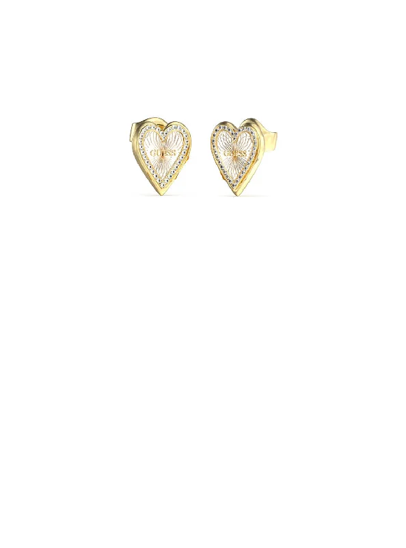 Adjustable Charm Bracelets For A Perfect Fit Gold Love Me Tender White Heart Earrings