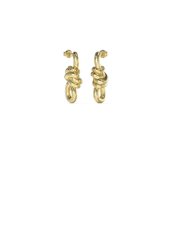 Bestselling Jewelry Now On Sale – Elevate Your Look Gold Modern Love Knot Drop Earrings