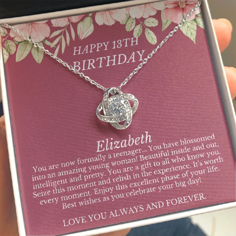 Exclusive Jewelry Discounts – Shop Now For Savings 13Th Birthday Girl Official Teenager Necklace Gift 13Th Thirteenth Birthday Necklace Gift For 13 Year Old Girl