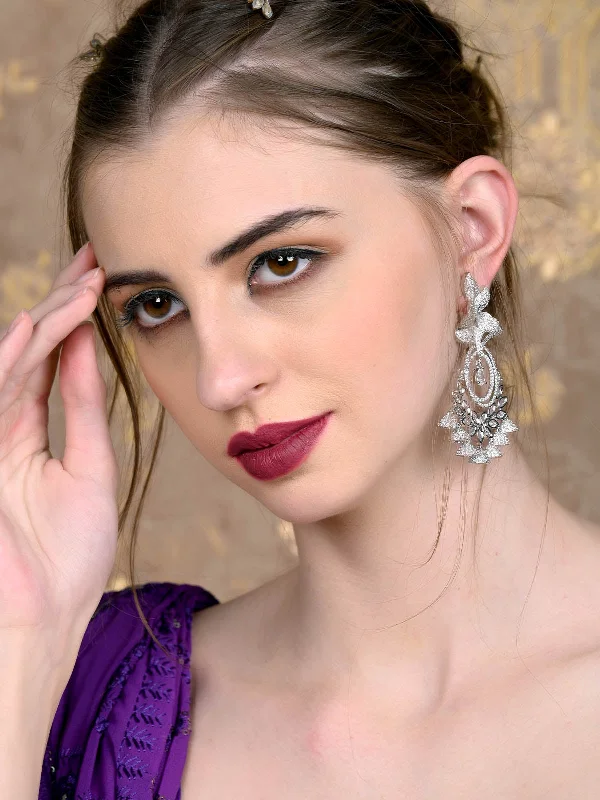 Exclusive Jewelry Sale – Limited-Time Discounts Odette Women Silver Drop Earrings