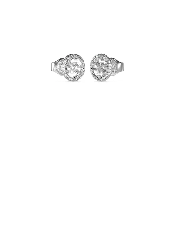 Flash Sale On Exquisite Jewelry – Don't Miss Out Silver Quattro G Logo Earrings