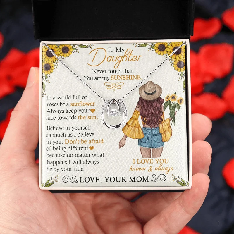 Stunning Statement Jewelry, Unbeatable Discounts To My Daughter You Are My Sunshine Necklace Gift For Daughter From Mom Gift For Birthday Gift For Graduation