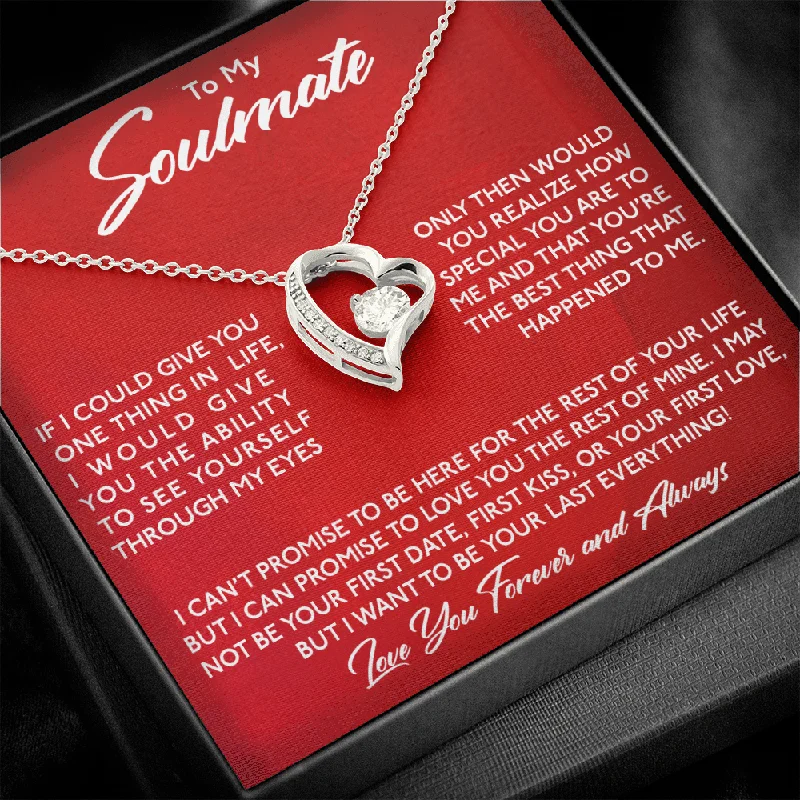 Shop Dazzling Jewelry At The Best Prices To My Soulmate Necklace Gift - How Special You Are To Me Forever Love Necklace LX019C