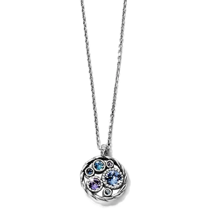 Fashion-Forward Jewelry At Incredible Prices Women's Petite Necklace In Silver-Tanzanite