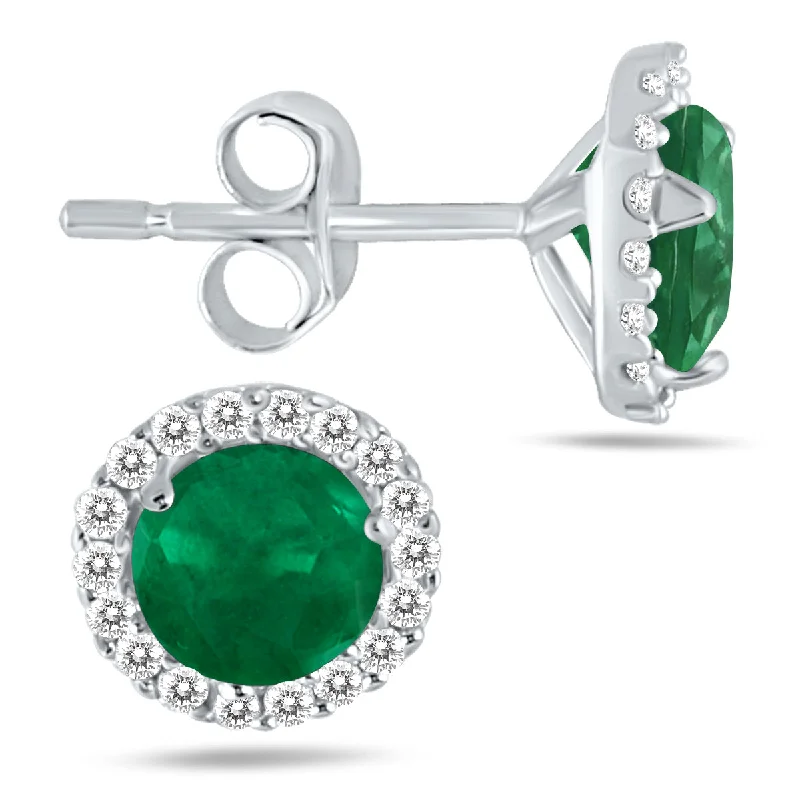 Best Jewelry Sale Prices – Limited-Time Offer 5Mm Emerald And Genuine Diamond Stud Earrings In 14K Best Jewelry Sale Prices – Limited-Time Offer 5Mm Emerald And Genuine Diamond Stud Earrings In 14K
