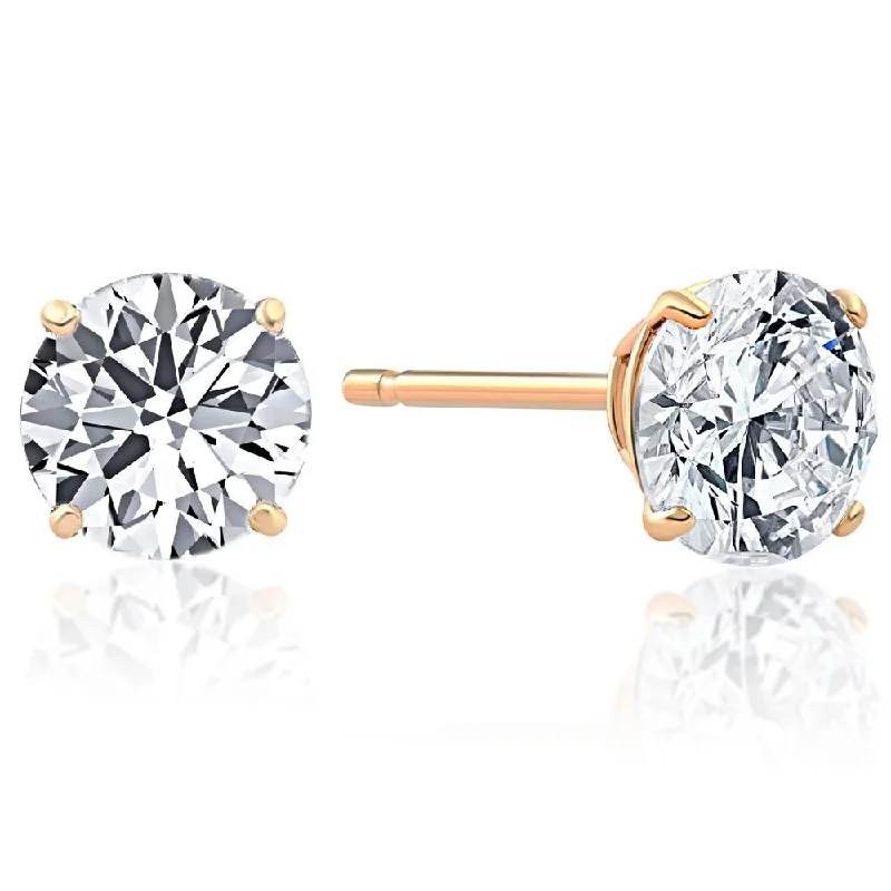 Timeless Elegance At Unbelievable Discounts .85Ct Round Brilliant Cut Natural Quality VS2-SI1 Diamond Stud Earrings in 14K Gold Basket Setting Timeless Elegance At Unbelievable Discounts .85Ct Round Brilliant Cut Natural Quality VS2-SI1 Diamond Stud Earrings in 14K Gold Basket Setting