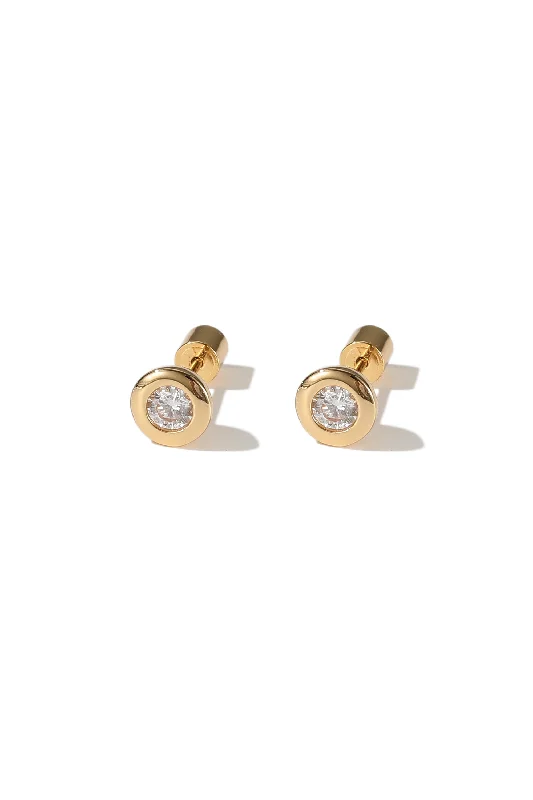 Shop High-Quality Jewelry At Jaw-Dropping Discounts Aurora Gold Bezel Set White Clear Solitaire Stud Earrings Shop High-Quality Jewelry At Jaw-Dropping Discounts Aurora Gold Bezel Set White Clear Solitaire Stud Earrings
