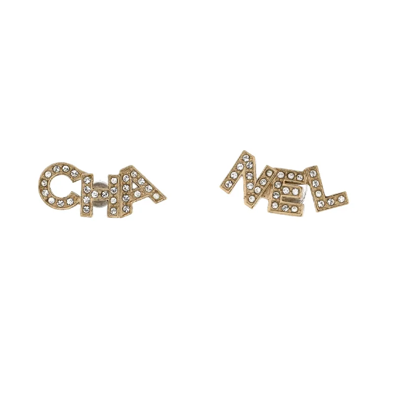 Unlock Unbeatable Jewelry Deals Before They’Re Gone CHA-NEL Stud Earrings Metal with Crystals