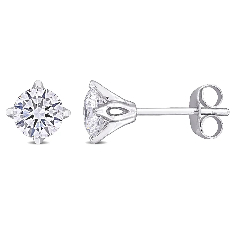 The Perfect Jewelry Piece At The Perfect Discount Created Forever 1ct TW Lab-Grown Diamond Solitaire Stud Earrings in 14k White Gold The Perfect Jewelry Piece At The Perfect Discount Created Forever 1ct TW Lab-Grown Diamond Solitaire Stud Earrings in 14k White Gold