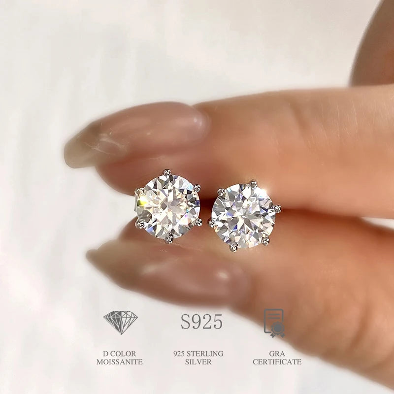 Don't Miss Out On Bestselling Jewelry At Special Prices DW 0.5ct-2ct D Color Certified Moissanite Stud Earrings Lab Created Diamond 925 Sterling Silver Gold Plated Wedding Jewelry Don't Miss Out On Bestselling Jewelry At Special Prices DW 0.5ct-2ct D Color Certified Moissanite Stud Earrings Lab Created Diamond 925 Sterling Silver Gold Plated Wedding Jewelry