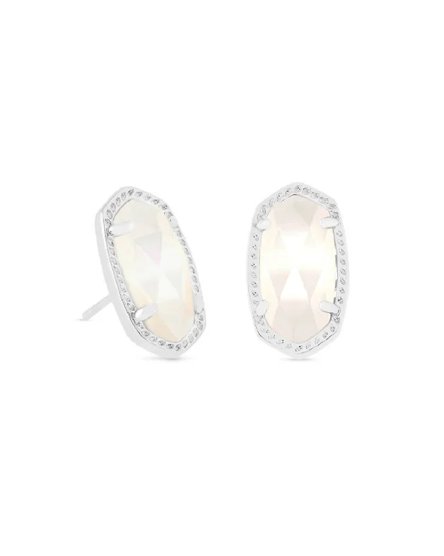 Unmissable Jewelry Clearance – Final Reductions Ellie Silver Stud Earrings In Ivory Mother Of Pearl Unmissable Jewelry Clearance – Final Reductions Ellie Silver Stud Earrings In Ivory Mother Of Pearl