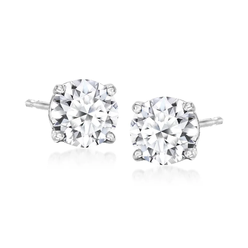 Elegant Necklaces And Bracelets At Limited-Time Offers Ross-Simons Lab-Grown Diamond Stud Earrings in 14kt White Gold Elegant Necklaces And Bracelets At Limited-Time Offers Ross-Simons Lab-Grown Diamond Stud Earrings in 14kt White Gold