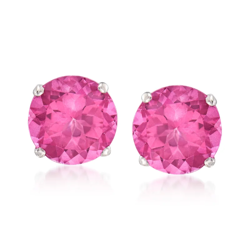 Discover Unique Jewelry With Special Limited-Time Offers Ross-Simons Pink Topaz Stud Earrings in 14kt White Gold Discover Unique Jewelry With Special Limited-Time Offers Ross-Simons Pink Topaz Stud Earrings in 14kt White Gold