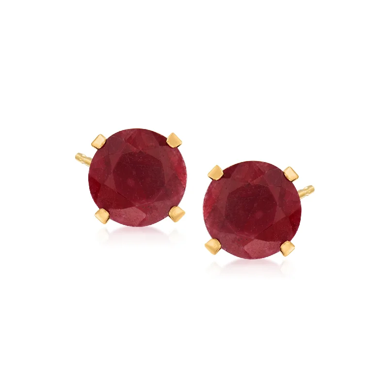 Don't Miss Out On Bestselling Jewelry At Special Prices Ross-Simons Ruby Martini Stud Earrings in 14kt Yellow Gold Don't Miss Out On Bestselling Jewelry At Special Prices Ross-Simons Ruby Martini Stud Earrings in 14kt Yellow Gold