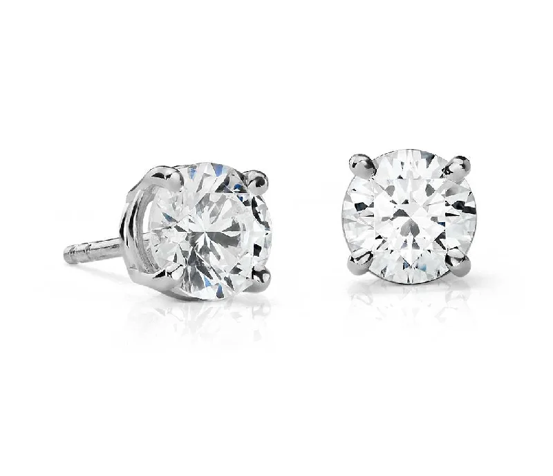 Everyday Jewelry Essentials Now On Sale Suzy Levian 14K White Gold Classic Four-Prong 0.25 ct. tw. Diamond Stud Earrings Everyday Jewelry Essentials Now On Sale Suzy Levian 14K White Gold Classic Four-Prong 0.25 ct. tw. Diamond Stud Earrings