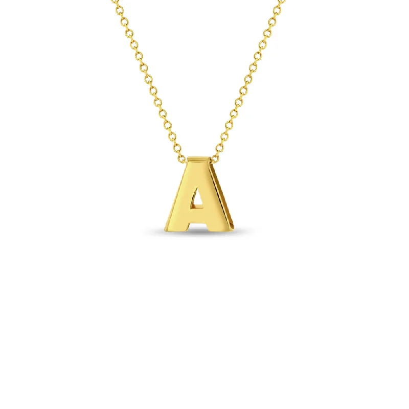 High-Quality Jewelry At A Fraction Of The Cost 14k Gold Initial Letter Charm Kids / Children's / Girls Pendant/Necklace
