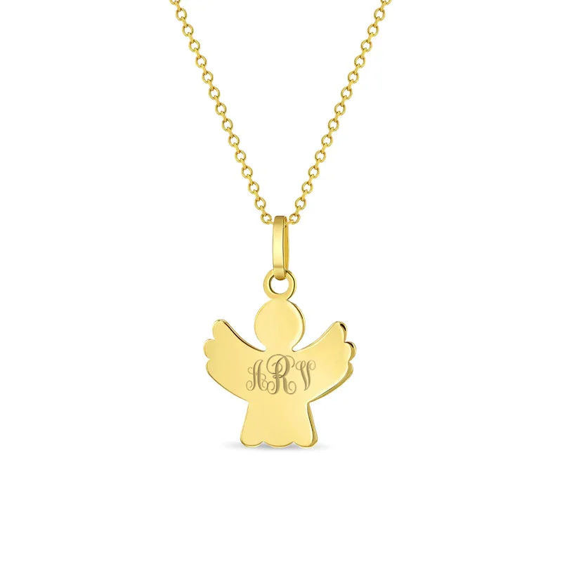 Shop Handcrafted Jewelry At Special Promotional Rates 14k Gold My Sweet Angel Kids / Children's / Girls Pendant/Necklace