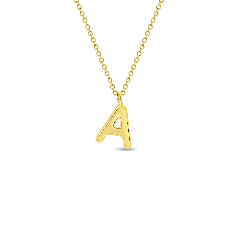 Elegant Jewelry Styles At Budget-Friendly Prices 14k Gold Tilted Initial Letter Kids / Teen Necklace Elegant Jewelry Styles At Budget-Friendly Prices 14k Gold Tilted Initial Letter Kids / Teen Necklace