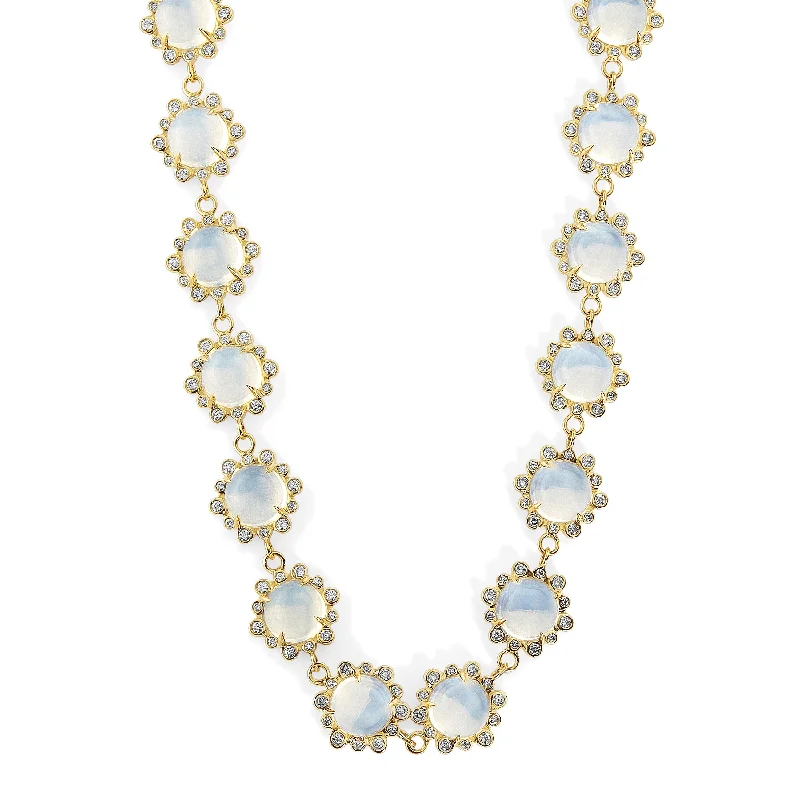 Breathtaking Jewelry, Breathtaking Prices Diamond Moon Necklace
