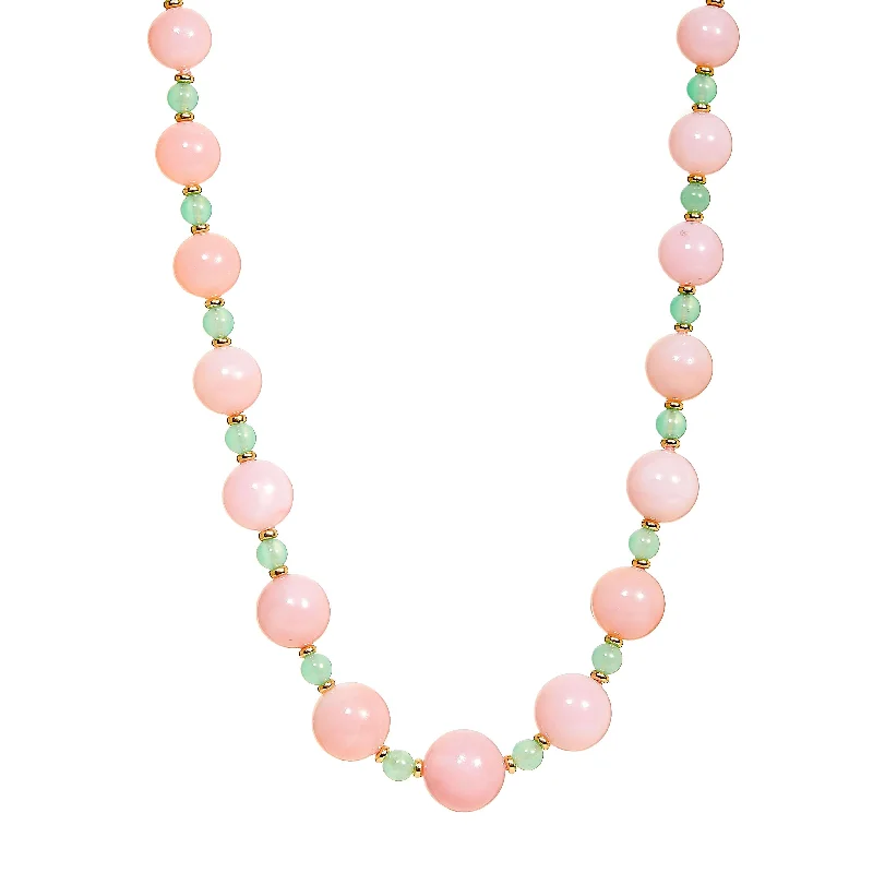 Gorgeous Jewelry, Limited-Time Savings 23 inch Pink Opal Bead Necklace