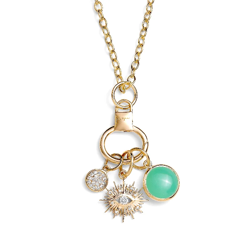 Once-A-Year Jewelry Sale – Grab Your Favorites Now Evil Eye Chakra Charm Necklace