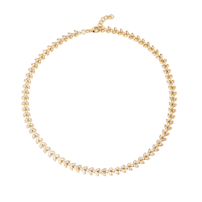 Timeless Beauty, Unbeatable Deals – Jewelry Sale On Diamond Vine Necklace