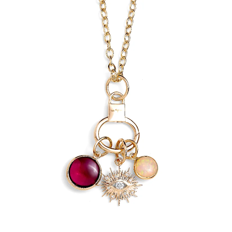 Shop High-Quality Jewelry At Jaw-Dropping Discounts Evil Eye Chakra Charm Necklace