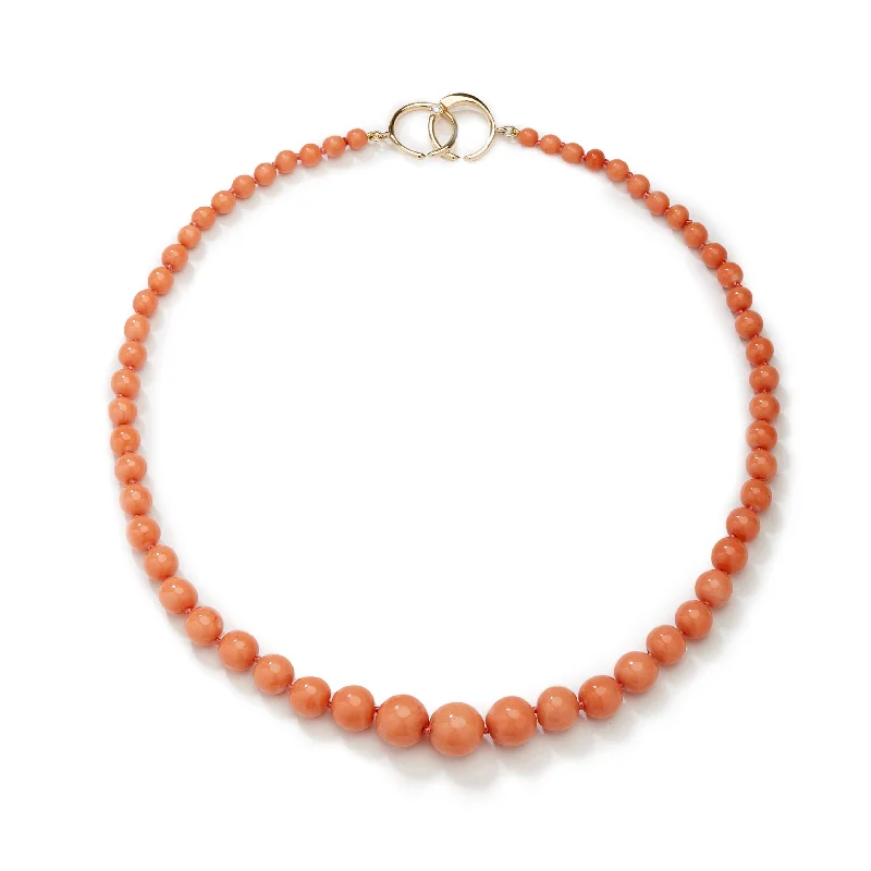 Timeless Jewelry At Special Discount Rates 18 inch Coral Bead Necklace